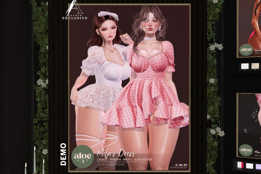 Mila's Dress - Legacy/Reborn/+mods, L$299 each/L$1999 FP