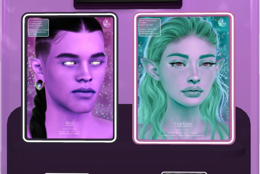 Harlow Skin - EvoX | Levi Skin - EvoX	<a href="http://maps.secondlife.com/secondlife/aika%20mainstore/127/43/11" target="_blank">Teleport</a>