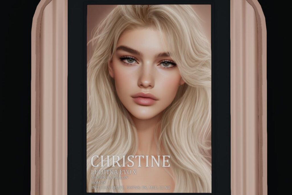 Christine Skin - EvoX, L$849 each/L$2999 FP