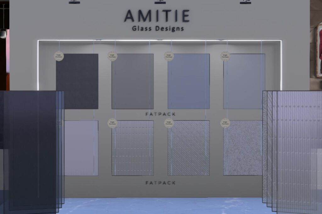 Glass Designs, L$90 each/L$300 FP