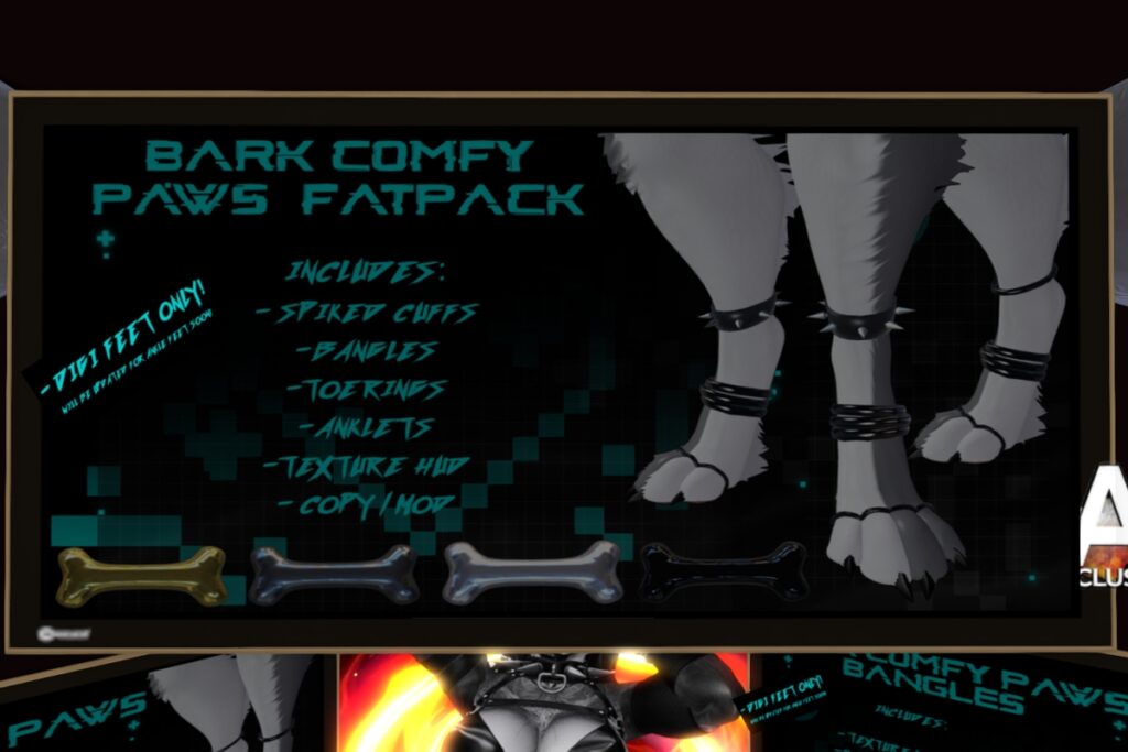 Bark Comfy Paws - Digi, L$800