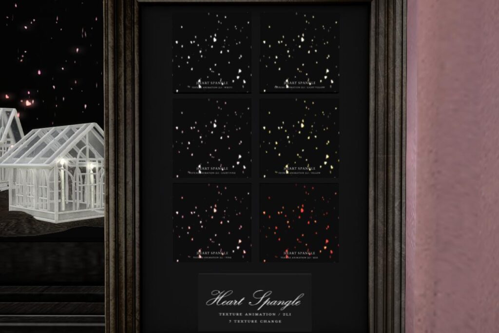 Heart Spangle, L$199 each/L$399 FP