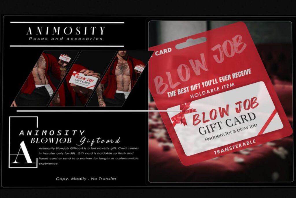 Blowjob Giftcards, L$50