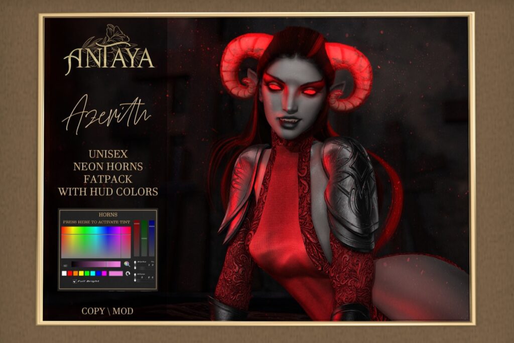 Azerith Horns, L$199 FP