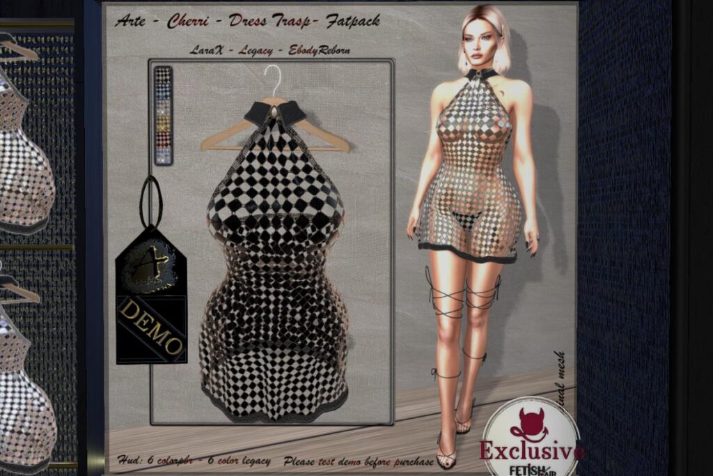 Cherri Transparent Dress - Legacy/MaitreyaX/Reborn, L$275 each/L$1450 FP