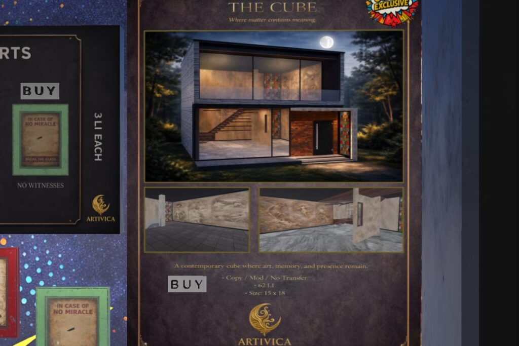 The Cube Building, L$699