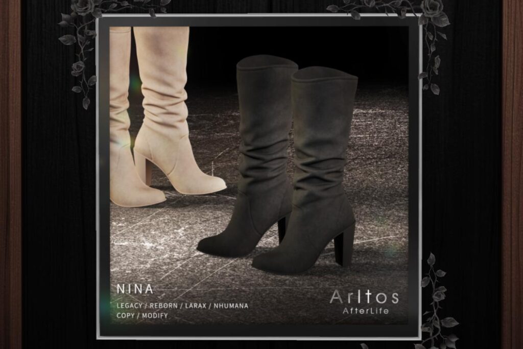 Nina Boots - Legacy/MaitreyaX/Nhumana/Reborn, L$479