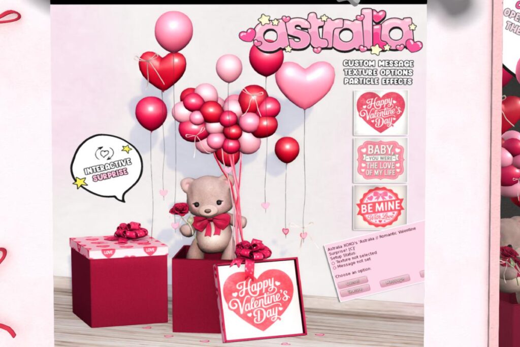 Romantic Valentine Suprise, L$499 each
