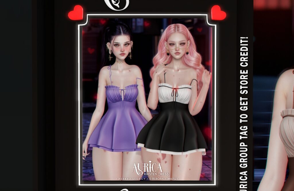 Kirsten Dress - Legacy/Reborn/+mods, L$239 each/L$1149 FP