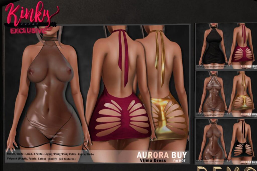 Vilma Dress - Inithium/Legacy/MaitreyaX/Reborn/+mods, L$599 each/L$999 FP