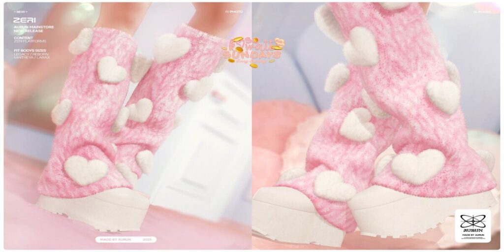 Zeri Boots - Legacy/Maitreya/Reborn/+mods	<a href="http://maps.secondlife.com/secondlife/Perfectland/226/160/2531" target="_blank">Teleport</a>