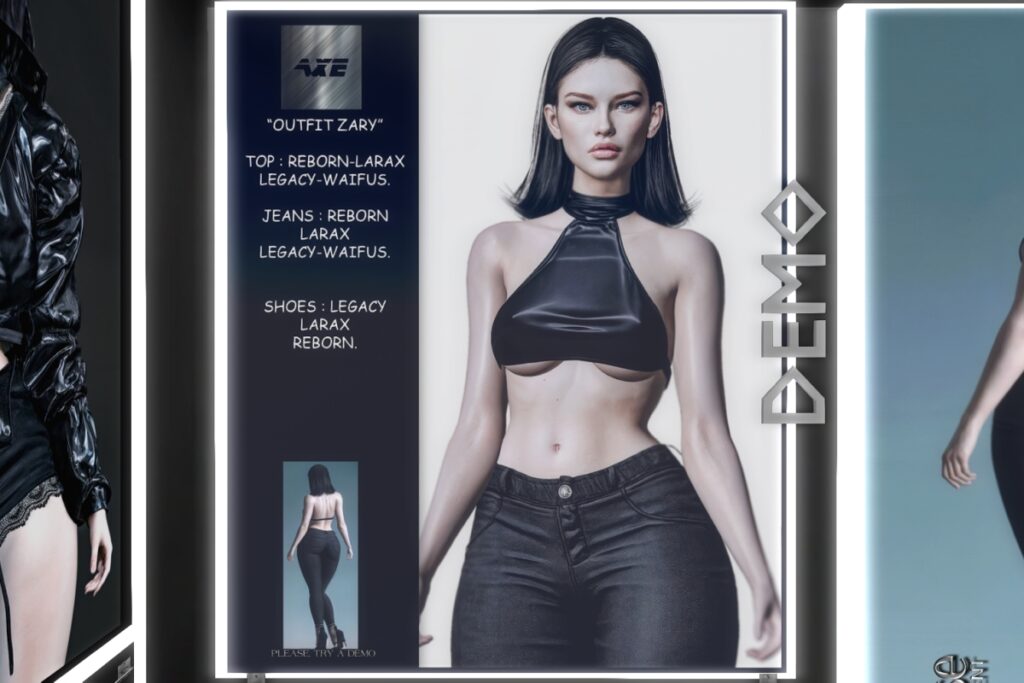 Jane Outfit - GenX/Inithum/Legacy/MaitreyaX/Reborn/+mods, L$160 each