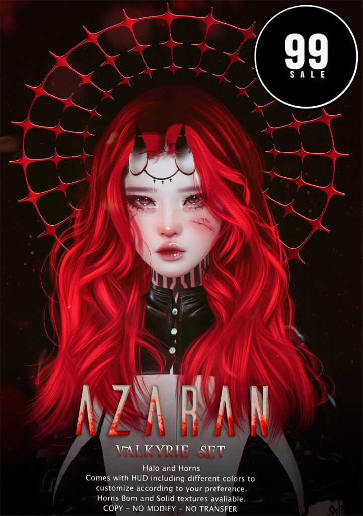 Valkyrie Set Accessories	<a href="http://maps.secondlife.com/secondlife/Hell%20Fire/65/94/651" target="_blank">Teleport</a>