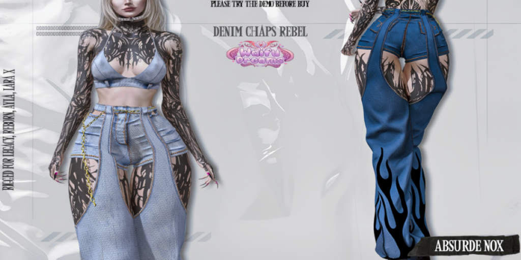Denim Chaps Rebel - Ayia/Legacy/MaitreyaX/Reborn