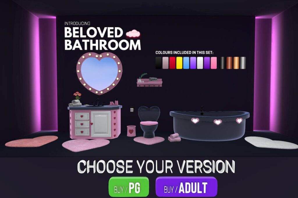 Beloved Bathroom, L$1599-L$2999 each