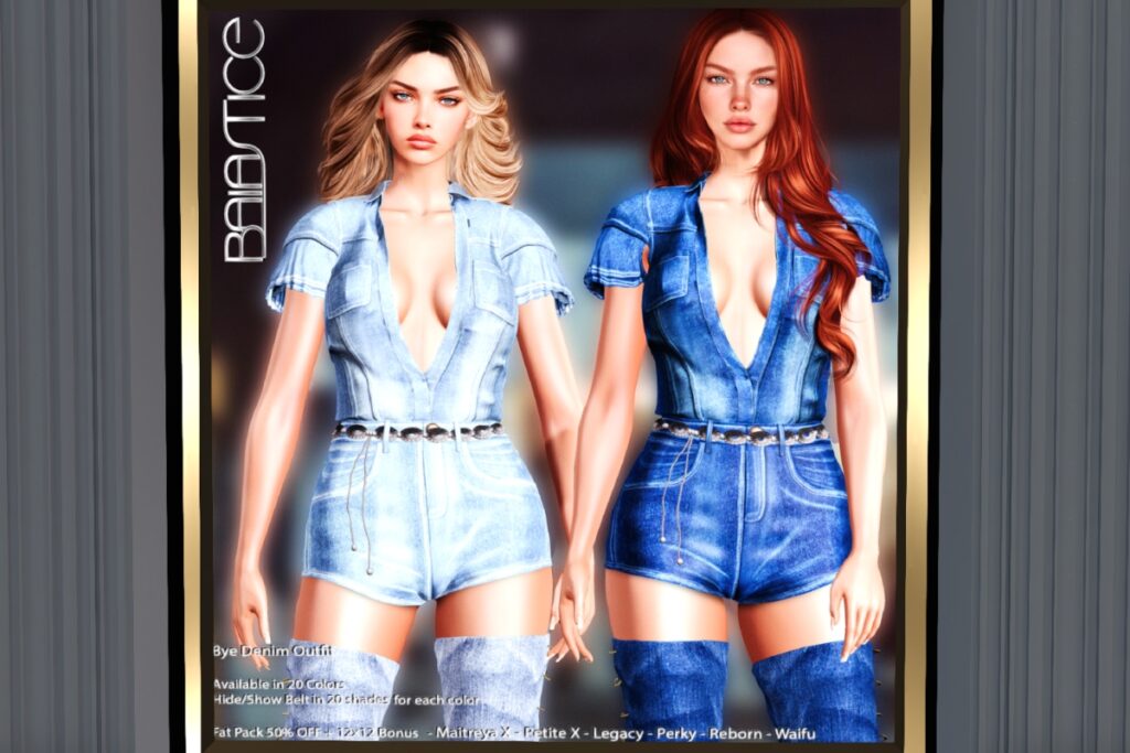 Koi Denim Boots - Legacy/Maitreya/Reborn, L$245 each/L$1999 FP