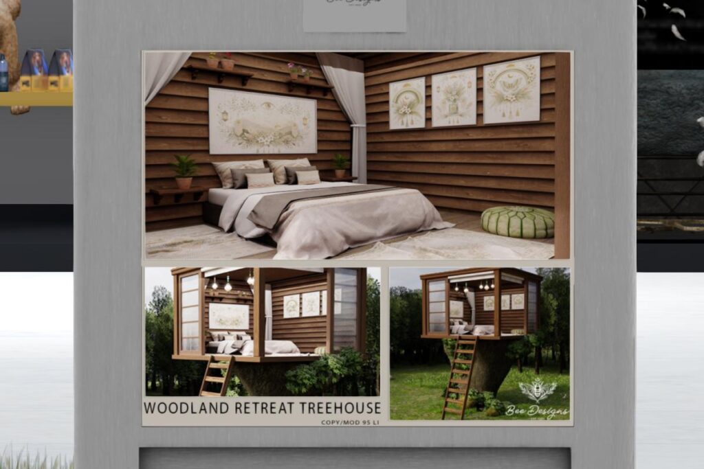 Woodland Retreat Treehouse, L$390 PG/L$490 Adult