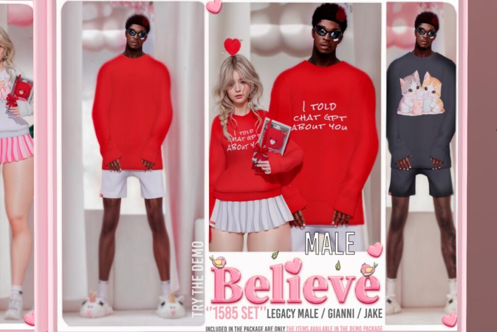 1585 Set Male - Gianni/Jake/Legacy, L$599