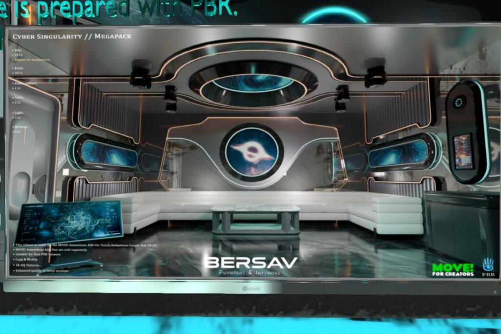 Cyber Singularity Set, L$299-L$999 each/L$1777 MP