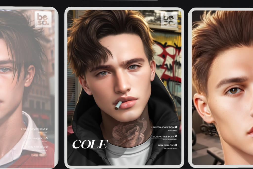 Cole Skin - EvoX, L$899 each/L$199 FP