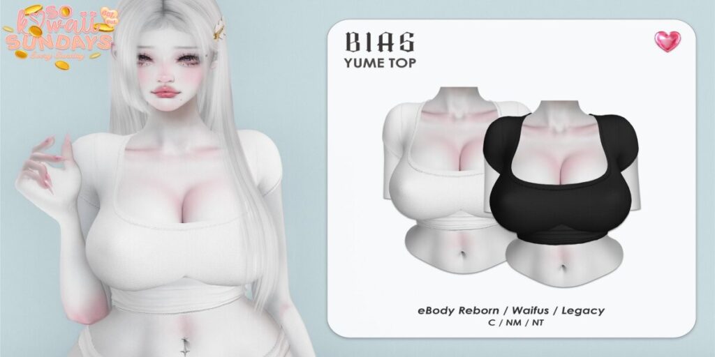 Yume Top - Legacy/Reborn/+mods	<a href="http://maps.secondlife.com/secondlife/Phoenix%20Paradise/67/84/1580" target="_blank">Teleport</a>