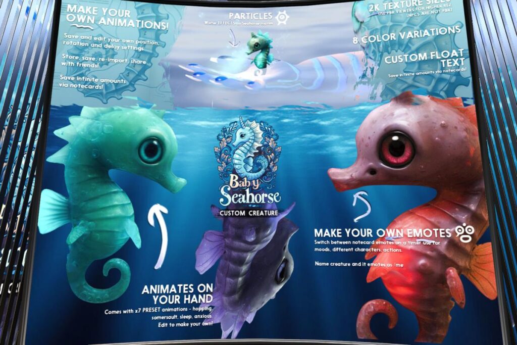 Baby Seahorse, L$425