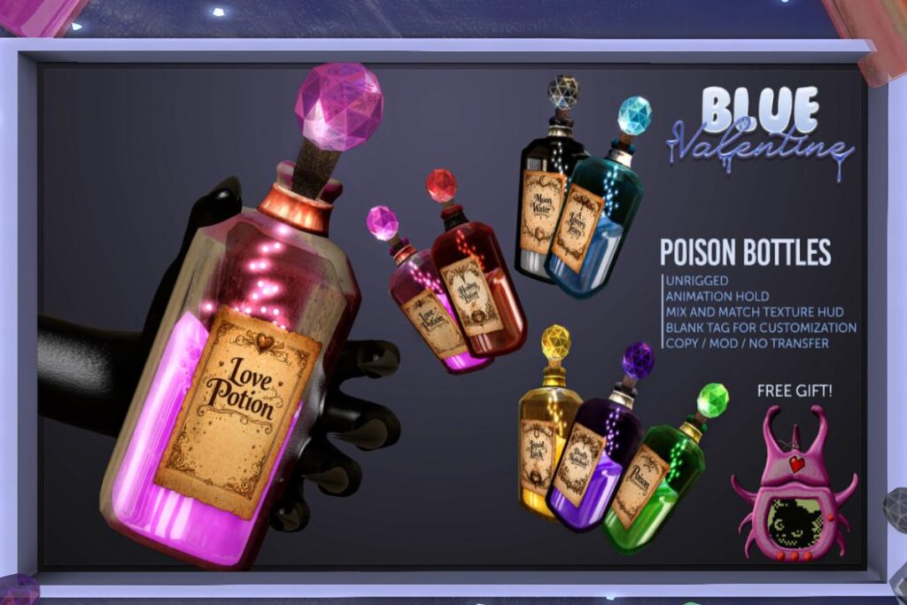 Poison Bottles Holdable, L$149