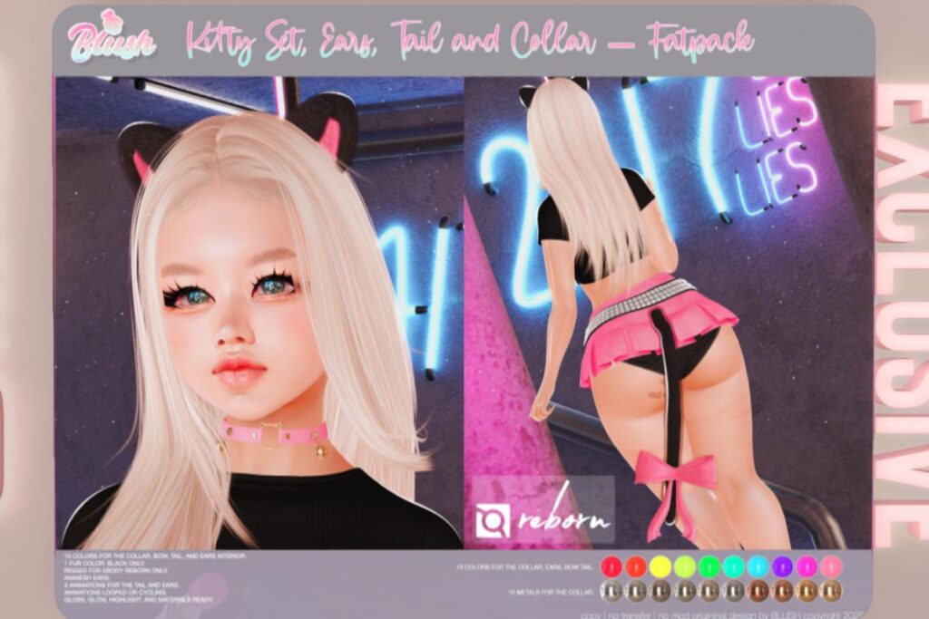 Kitty Set - Reborn, L$399