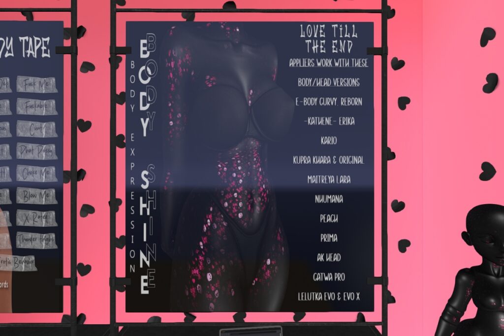 Love Til The End Shine - See ad for fits, L$500