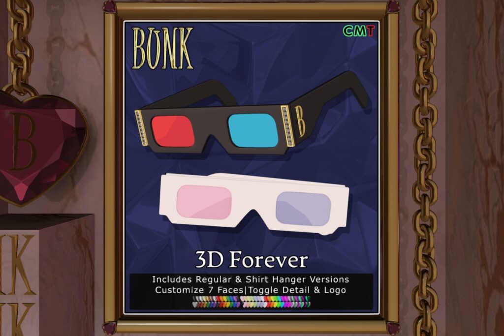3D Forever Glasses, L$450