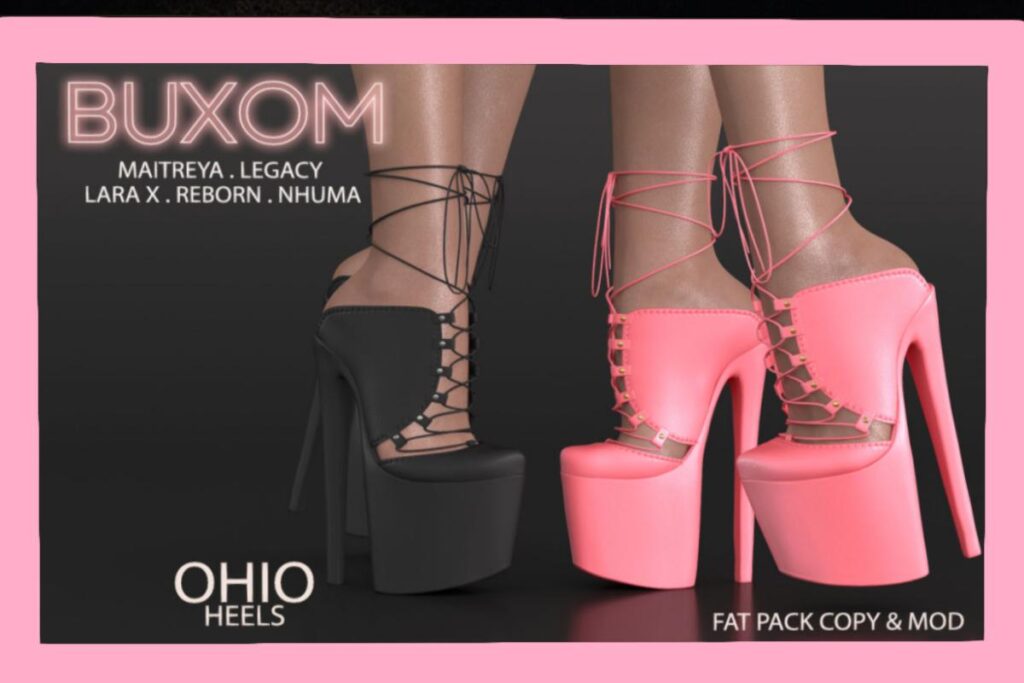 Ohio Heels - Legacy/Maitreya/Nhumana/Reborn/+mods, L$299