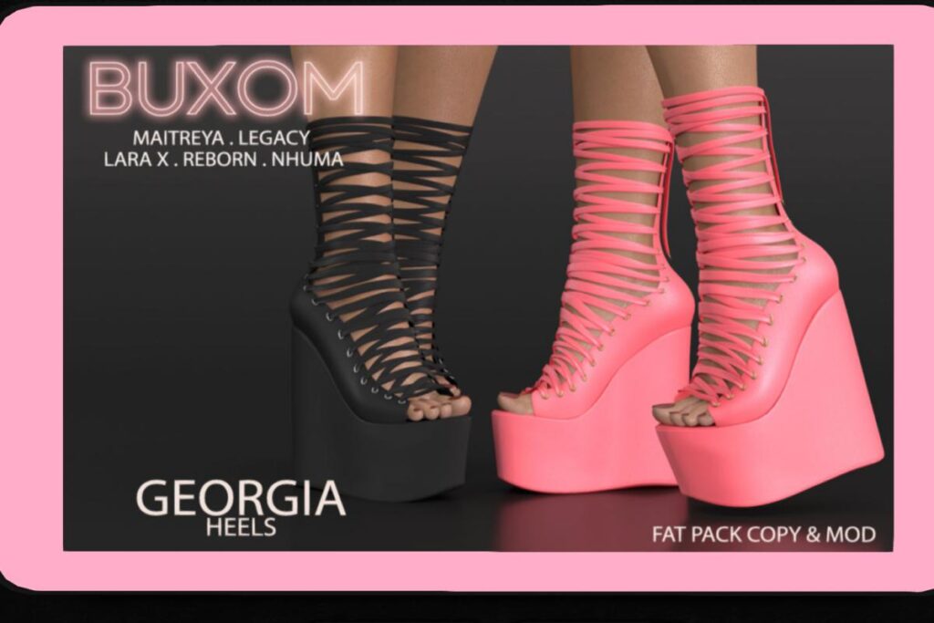 Georgia Heels - Legacy/Maitreya/Nhumana/Reborn/+mods, L$299