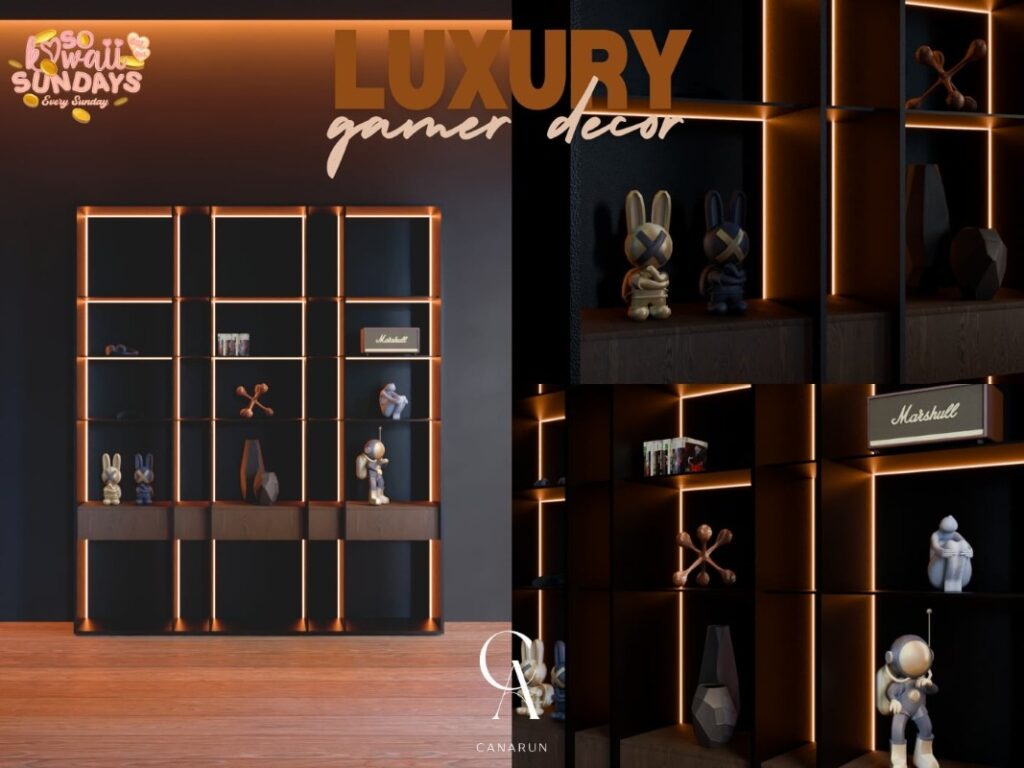 Luxury Gamer Decor	<a href="http://maps.secondlife.com/secondlife/Canarun/241/130/24" target="_blank">Teleport</a>