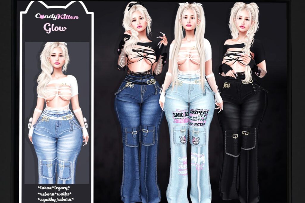 Glow Outfit - Legacy/MaitreyaX/Reborn/+mods, L$330 each/L$2300 FP