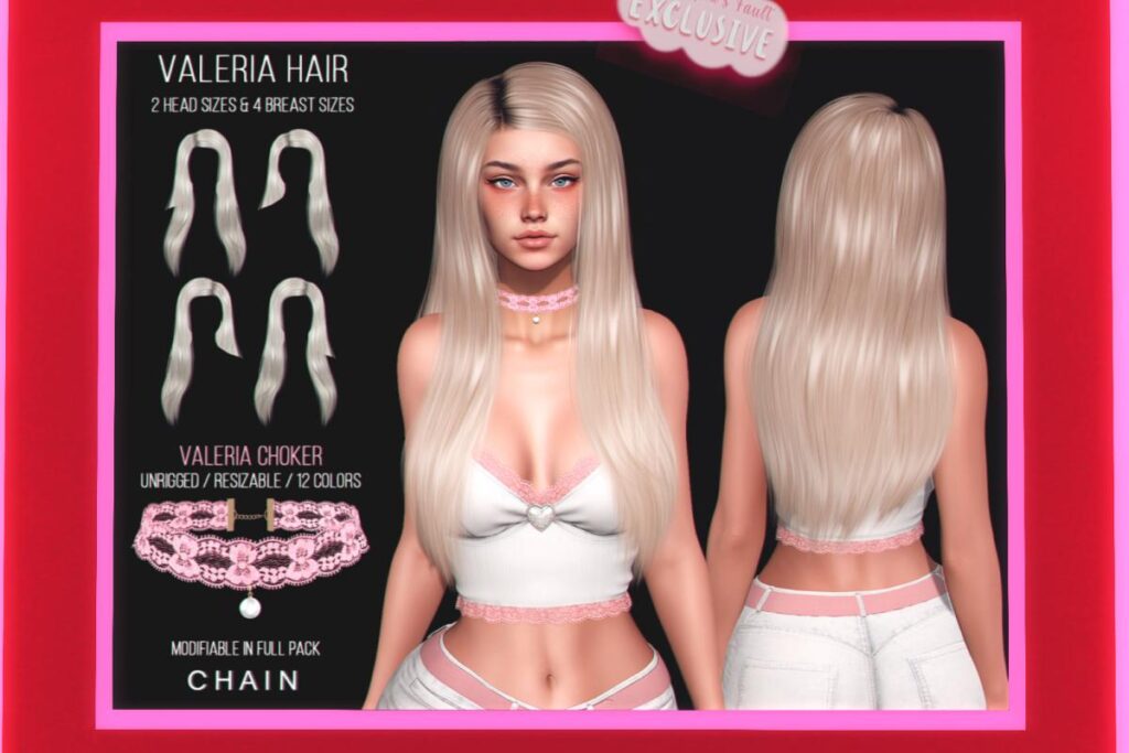 Valeria Hair, L$500