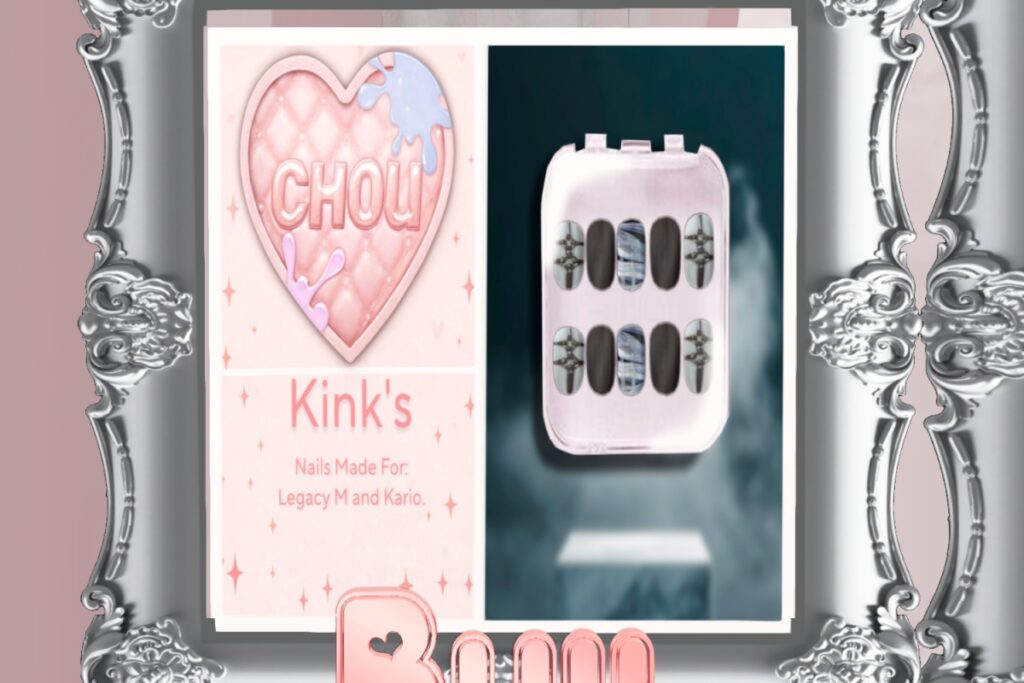 Kink's Male Nail Set - Kario/Legacy M/+Mods, L$399