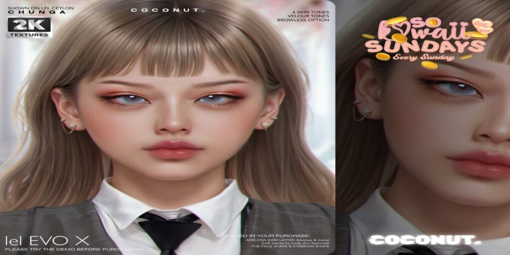 Chunga Skin - EvoX	<a href="http://maps.secondlife.com/secondlife/Prince%20Island/159/219/801" target="_blank">Teleport</a>