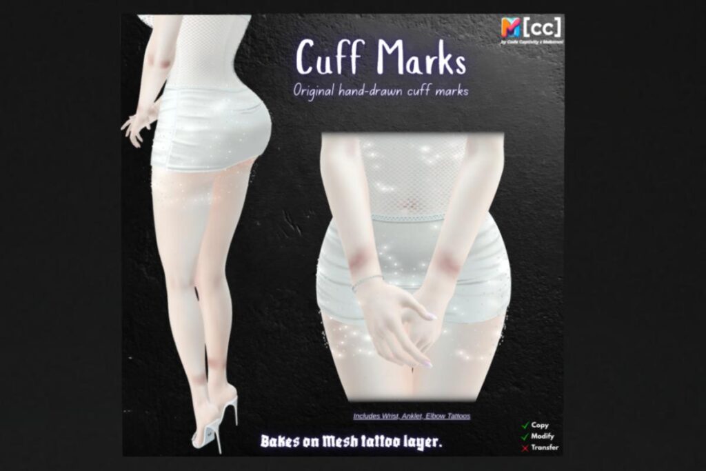 Cuff Marks - BOM, L$289