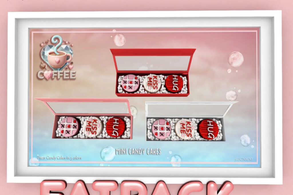 Mini Candy Cakes, L$199 each/L$499 FP