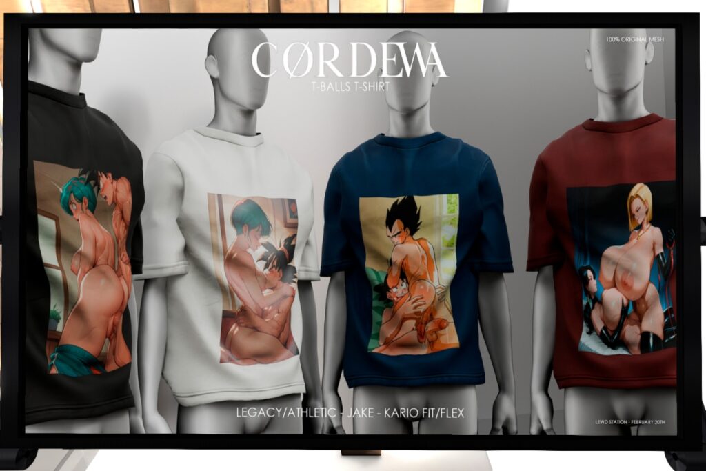 T-Balls T-Shirt - Jake/Kario/Legacy/+mods, L$199 each/L$599