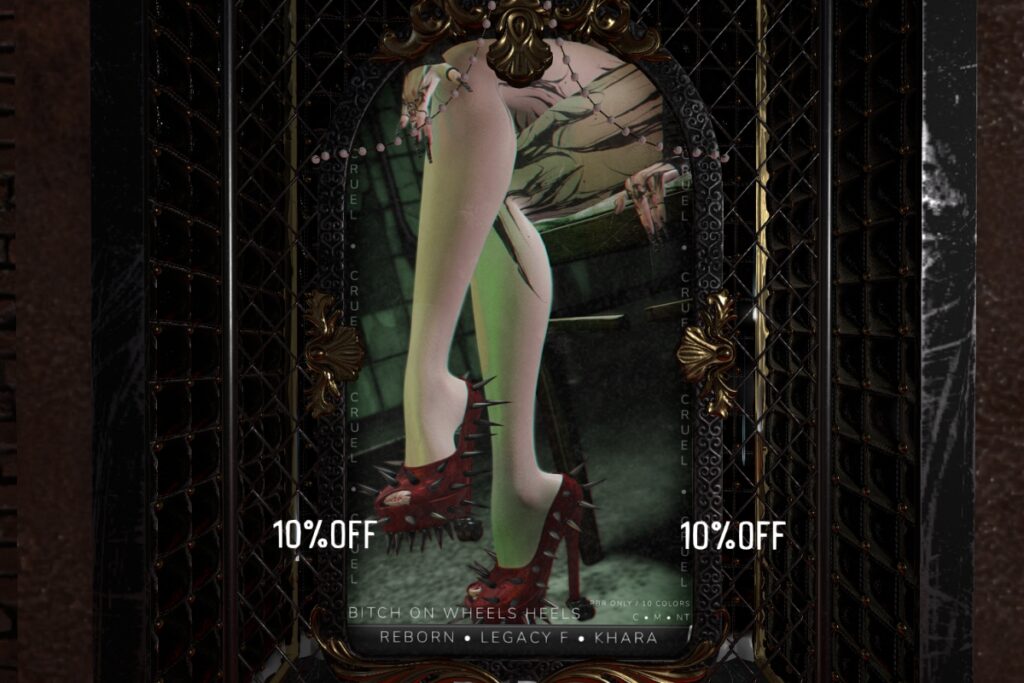 Bitch on Wheels Heels - Inithium/Legacy/Reborn, L$315