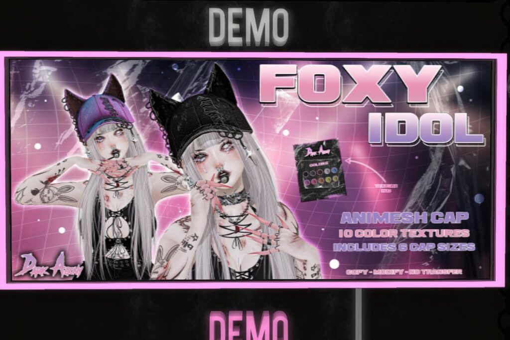 Foxy Idol Animesh Cap, L$499
