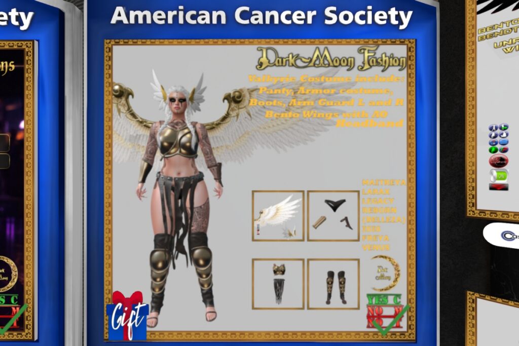 Valkyrie Costume - Belleza OG/Legacy/Maitreya/Reborn/+mods, L$350