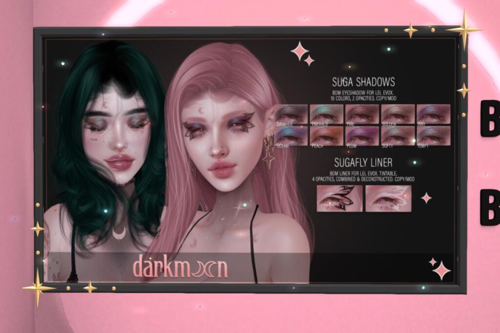 Suga Shadows - Evo X, L$300 | Sugafly Liner - Evo X, L$250