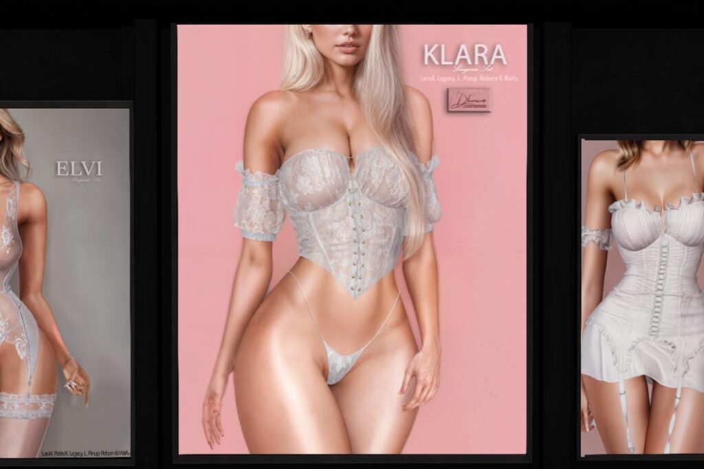 Klara Lingerie Set - Legacy/MaitreyaX/Reborn/+mods, L$298 each/L$1198 FP
