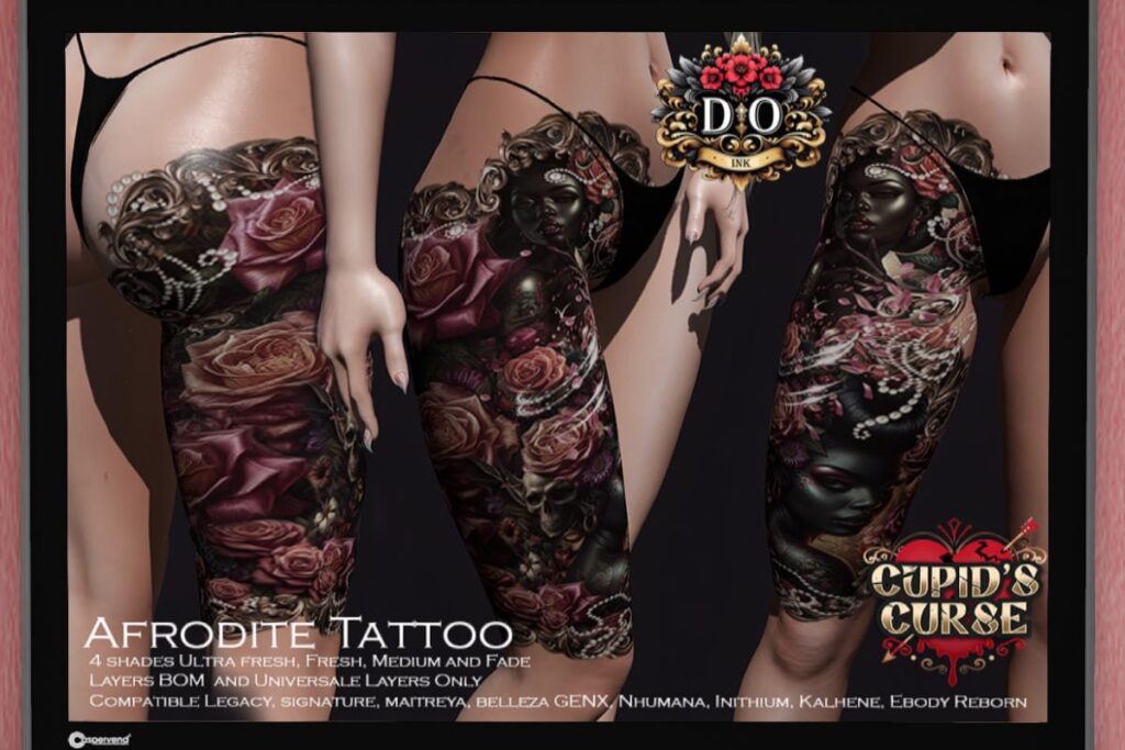 Afrodite Tattoo - See Ad for Fits, L$300