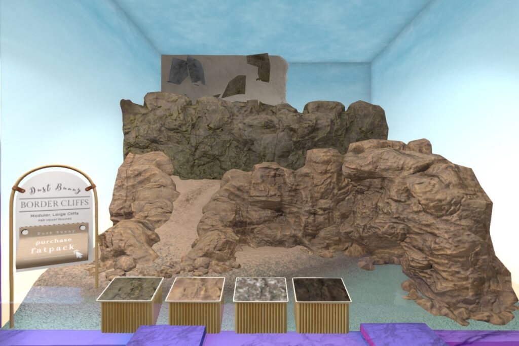 Border Cliffs Deco, L$425 each/L$899 FP