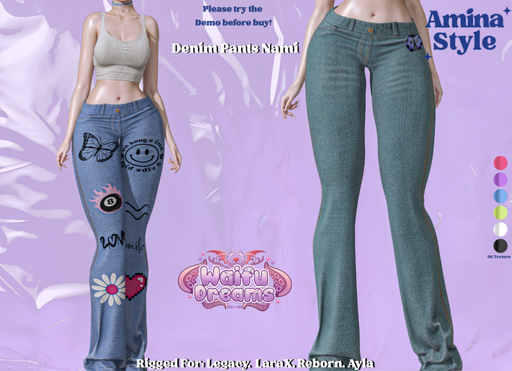 Denim Pants Nami - Ayla/Legacy/MaitreyaX/Reborn