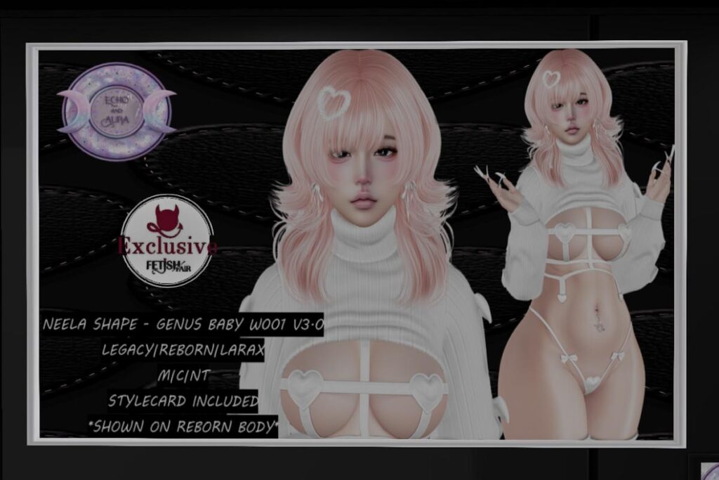 Neela Female Shape - Genus Baby Woot/Legacy/MaitreyaX/Reborn, L$299