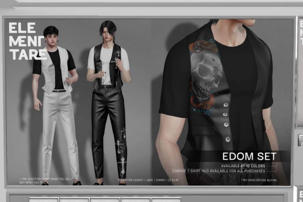 Edom Set - CZ Slim/Gianni/Jake/Legacy, L$250 each/L$950 FP